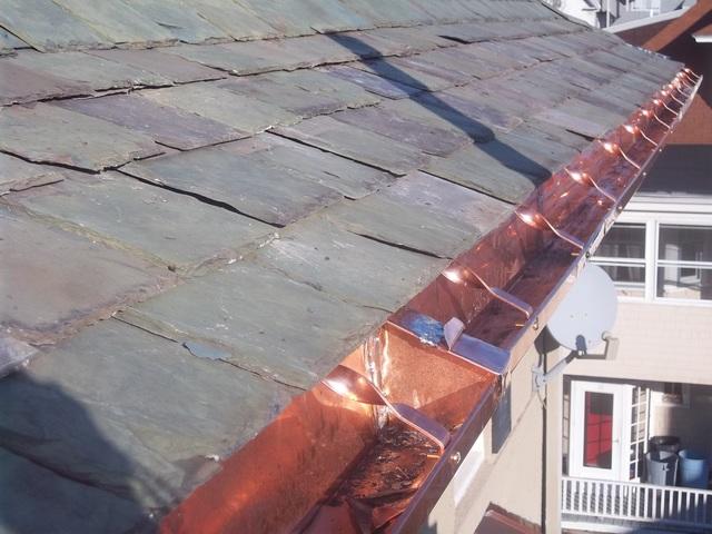 The new gutter installation is complete, and is clearly a significant upgrade from what was there before.