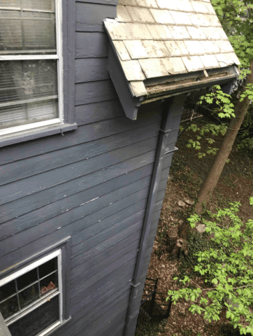 Siding needed to be repaired.

