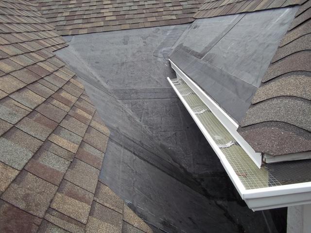 Membrane roof material allows snow to glide towards bottom of roof.