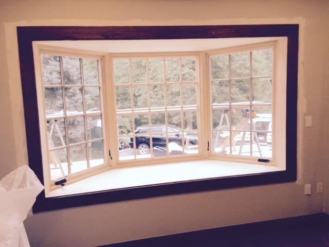 The new window has been installed and this picture shows what the customers will get to see through their new window.


