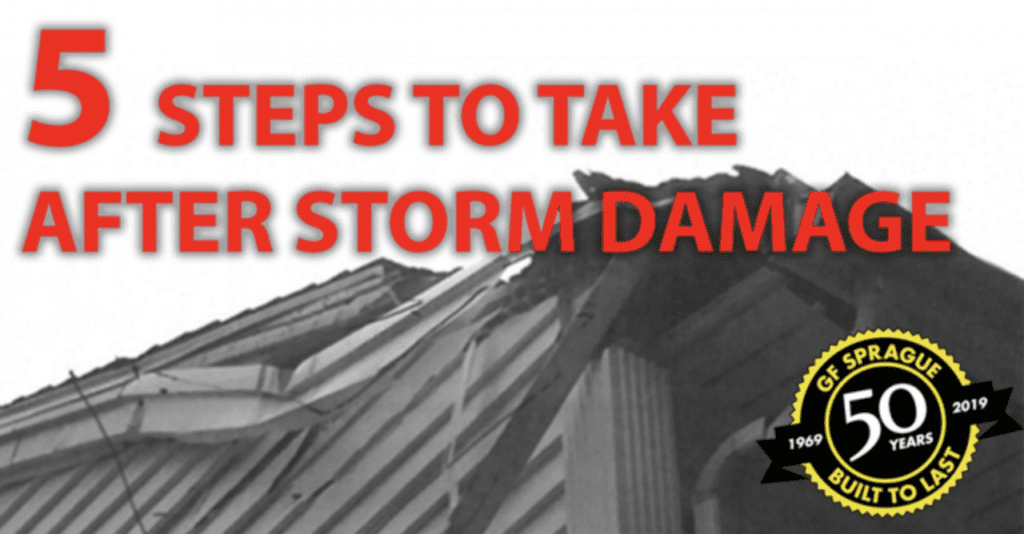 5 steps to take after storm damage boston