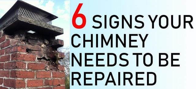 Top 6 Signs Your Chimney Needs to be Repaired