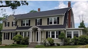 Asphalt shingle roof replacement.