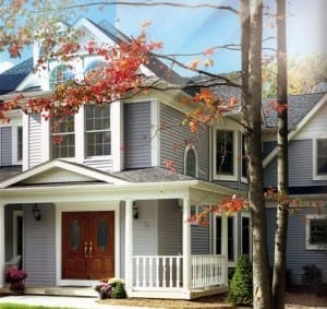 Siding installation by roofing company in Newton, Wellesley, Brookline, and Needham.