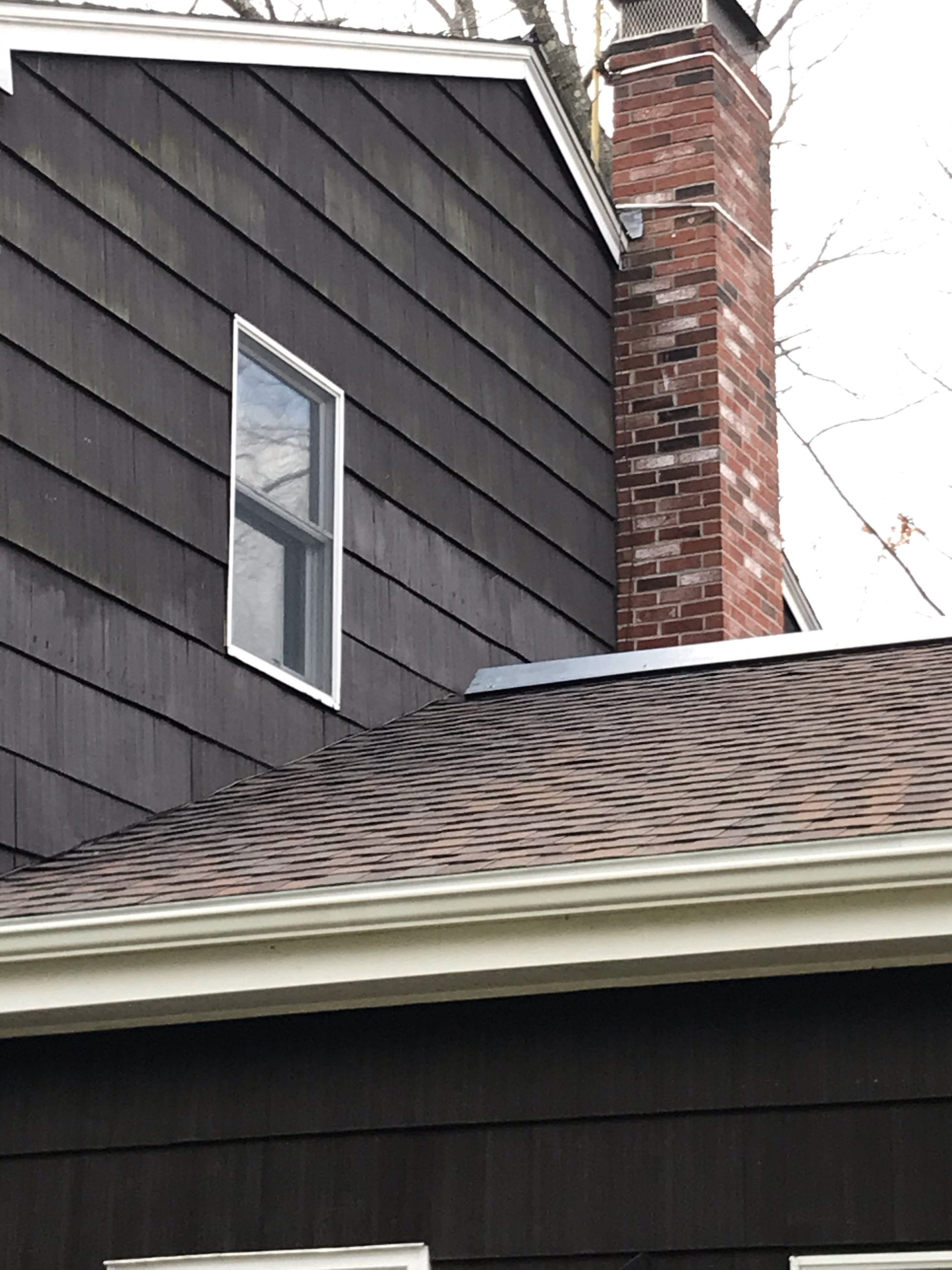Brand new asphalt shingle roof.