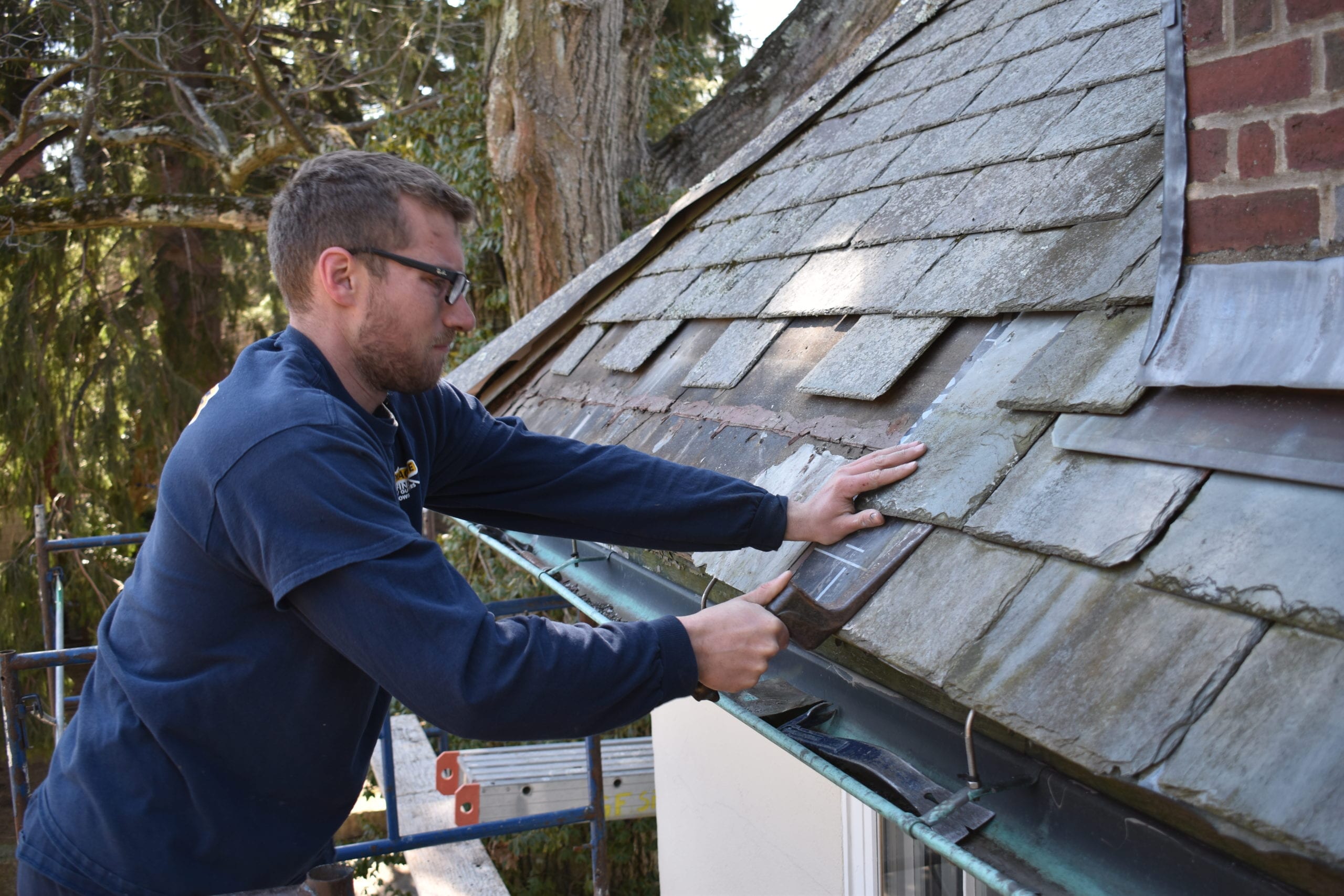 Installing Slate Roof